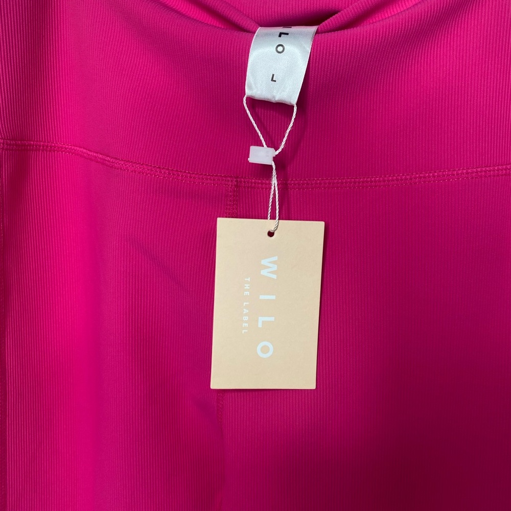 NWT Leggings Wilo brand, Pink Color,Size Large - Picture 3 of 3